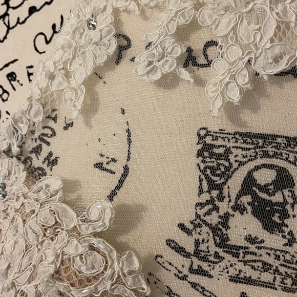 Sherri Hill Lace Appliqué Mini Cocktail Prom Pageant Bridal Wedding Party Dress - Picture 12 of 16